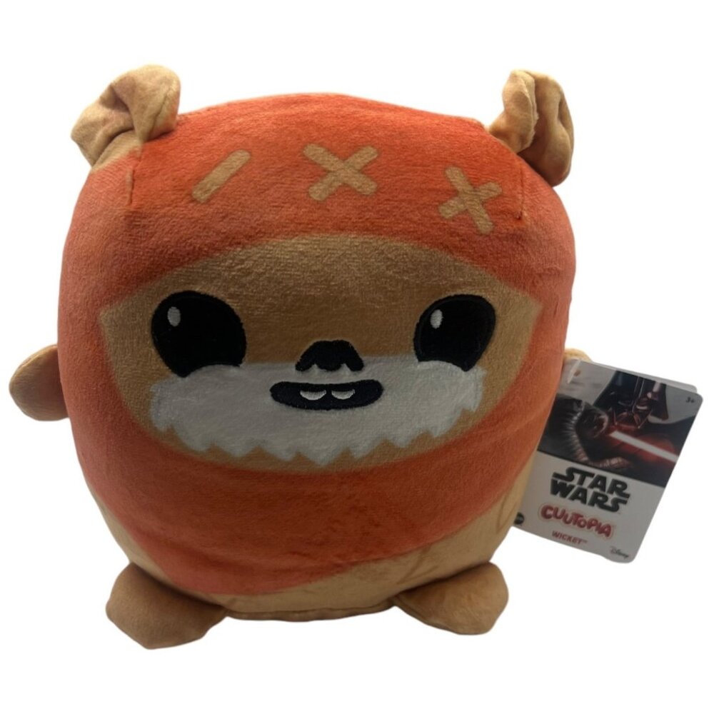 Star Wars Cuutopia Ewok Squishy Plush Stuffed Toy Mattel 2021‎ Pillow NEW
